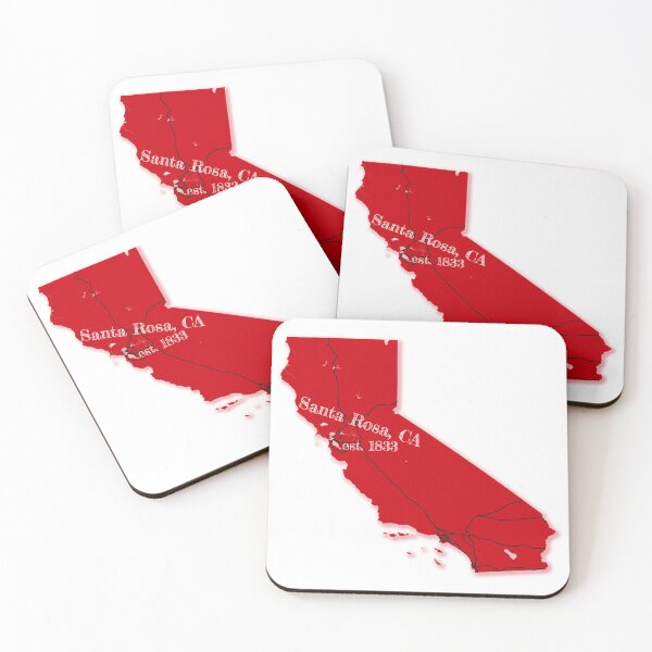 Item preview, Santa Rosa, CA [Red] designed and sold by PhilbonianDezin.