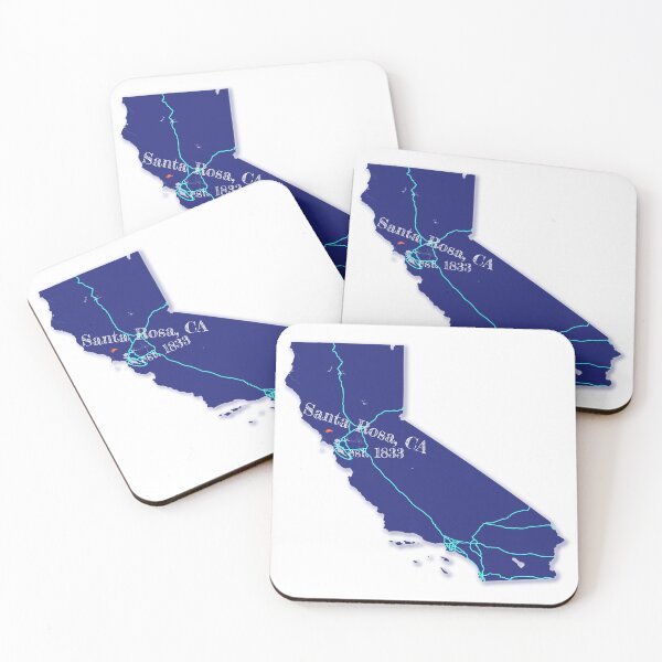 Item preview, Santa Rosa, CA [Blue] designed and sold by PhilbonianDezin.