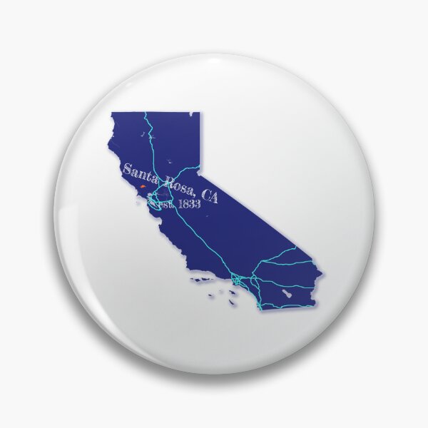 Item preview, Santa Rosa, CA [Blue] designed and sold by PhilbonianDezin.
