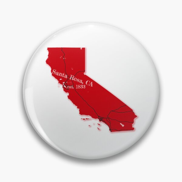 Item preview, Santa Rosa, CA [Red] designed and sold by PhilbonianDezin.