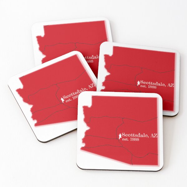 Item preview, Scottsdale, AZ [Red] designed and sold by PhilbonianDezin.