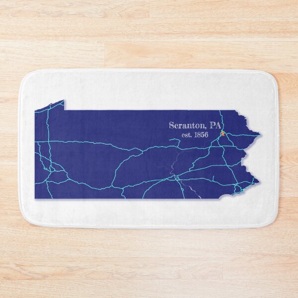 Item preview, Scranton, PA [Blue] designed and sold by PhilbonianDezin.