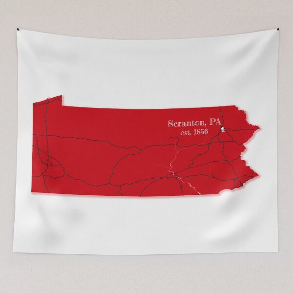 Item preview, Scranton, PA [Red] designed and sold by PhilbonianDezin.