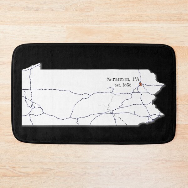 Item preview, Scranton, PA [White] designed and sold by PhilbonianDezin.