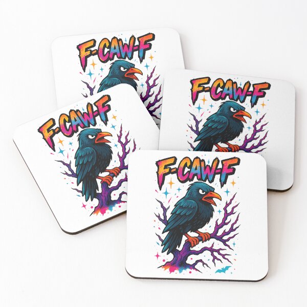 Item preview, F Caw F Tastes Like Caw Caw, Black Bird, Dark Bird, Raven designed and sold by vintagearttee.