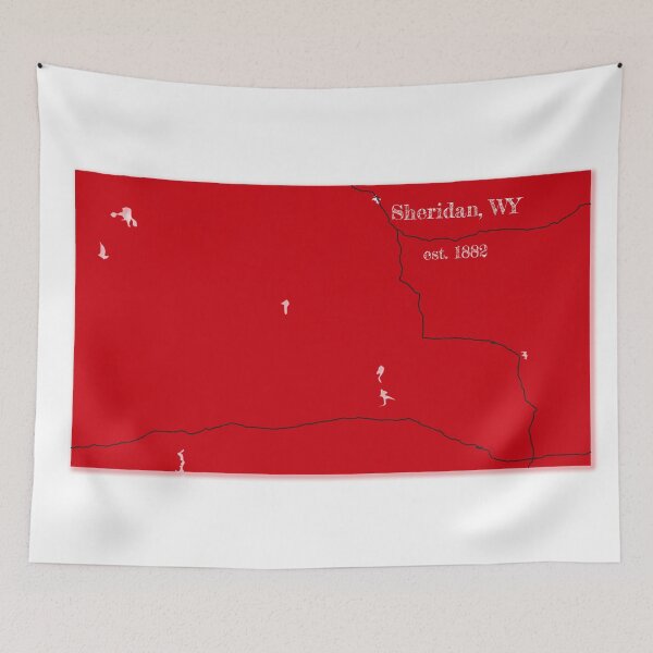 Item preview, Sheridan, WY [Red] designed and sold by PhilbonianDezin.