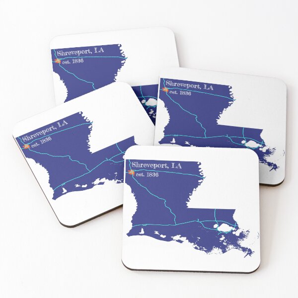 Item preview, Shreveport, LA [Blue] designed and sold by PhilbonianDezin.