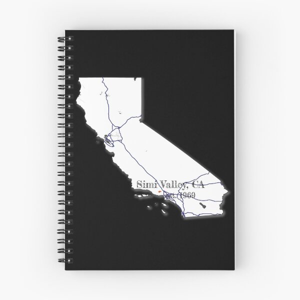 Item preview, Simi Valley, CA [White] designed and sold by PhilbonianDezin.