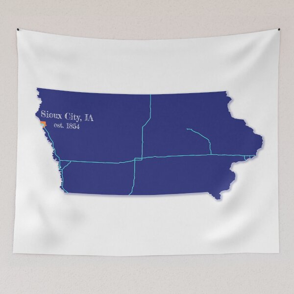 Item preview, Sioux City, Iowa [Azul] designed and sold by PhilbonianDezin.