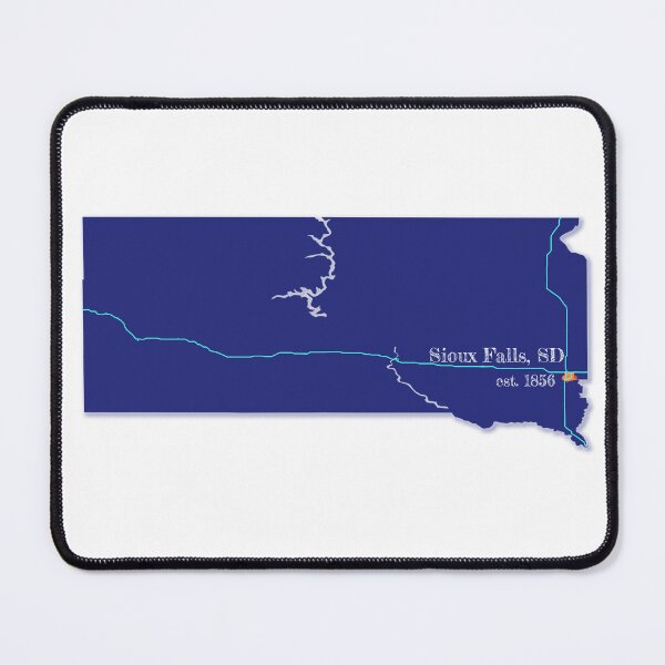 Item preview, Sioux Falls, SD [Blue] designed and sold by PhilbonianDezin.