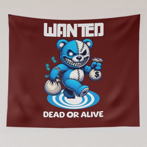 Item preview, Wanted: Dead or Alive – Wild West Outlaw Poster designed and sold by freshwear design.
