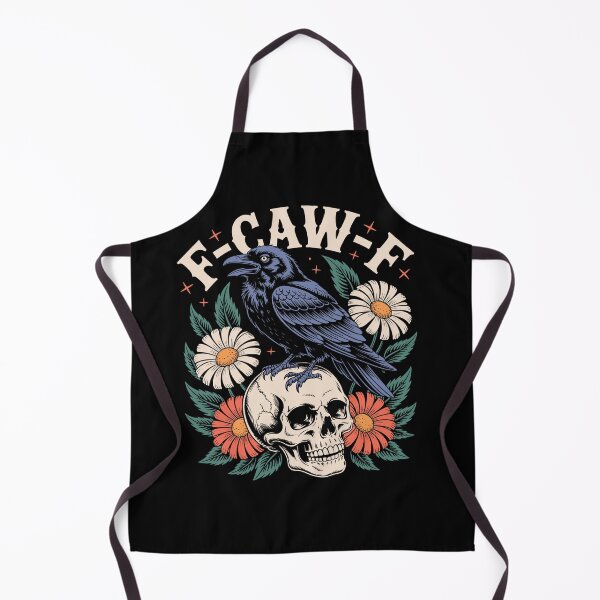 Item preview, Floral F Caw F Tastes Like Caw Caw, Black Bird, Raven designed and sold by vintagearttee.