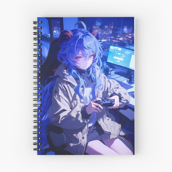 Item preview,  Ganyu Genshin Impact Neon Gaming Girl Vibes Night Room Game designed and sold by HumbertoValveno.