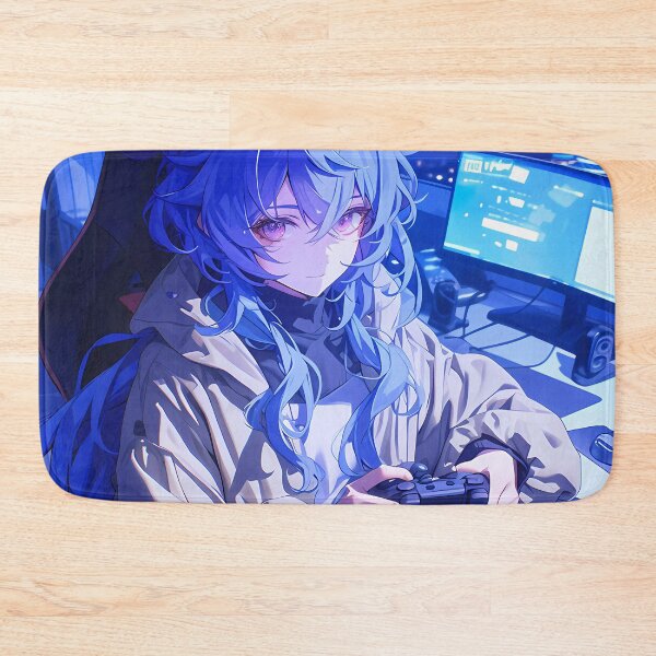 Item preview,  Ganyu Genshin Impact Neon Gaming Girl Vibes Night Room Game designed and sold by HumbertoValveno.