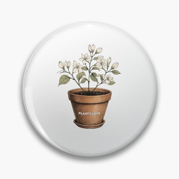 Artikelvorschau, Weiße Blumen im Tontopf entworfen und verkauft von AshleyDaneArt.