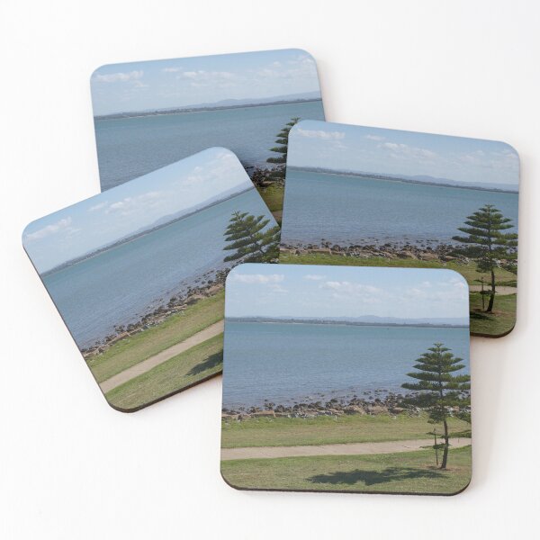 Item preview, Tranquil Coastal View with Lone Tree designed and sold by Rx Photography.