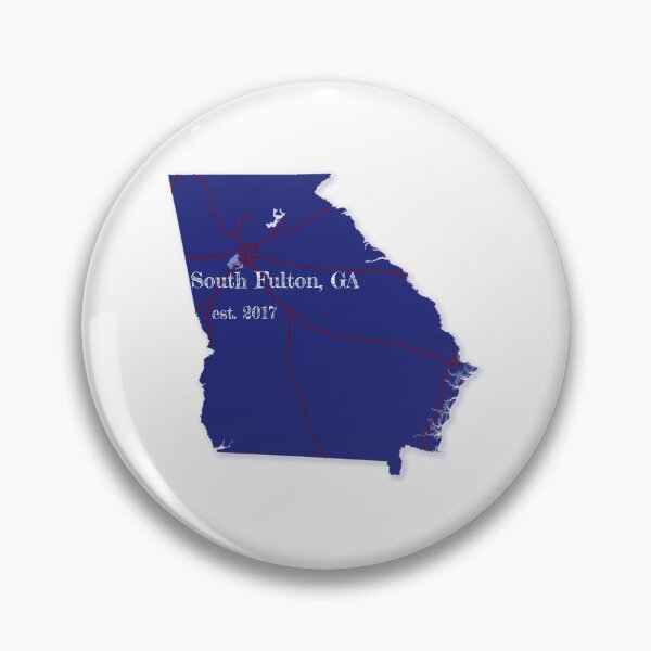 Item preview, South Fulton, GA [Blue] designed and sold by PhilbonianDezin.