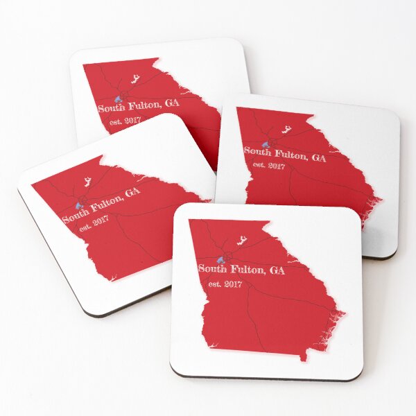 Item preview, South Fulton, GA [Red] designed and sold by PhilbonianDezin.