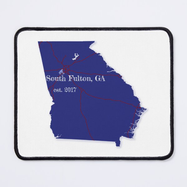 Item preview, South Fulton, GA [Blue] designed and sold by PhilbonianDezin.