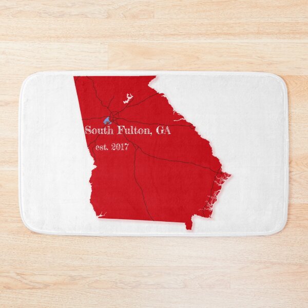 Item preview, South Fulton, GA [Red] designed and sold by PhilbonianDezin.