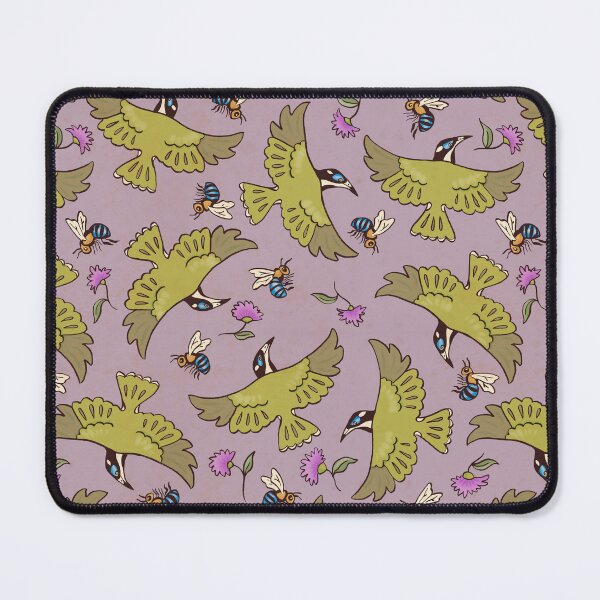 Item preview, Blue-faced honeyeaters, blue-banded bees designed and sold by tanaudel.