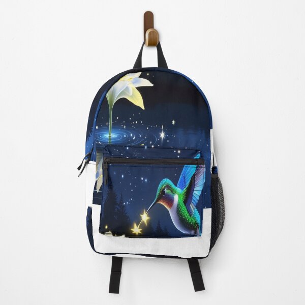 Item preview, Starlight Hummingbird Magical Night Fantasy Art designed and sold by Max Store.