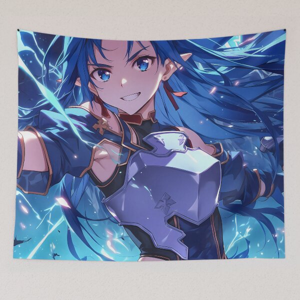Item preview, Yuuki Sword Art Online Anime Blue Lightning Armor designed and sold by HumbertoValveno.