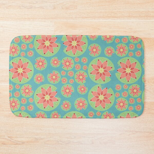 Item preview, Lily Pond - Light Blue  designed and sold by Honey Crystal Fashion and Homegoods .