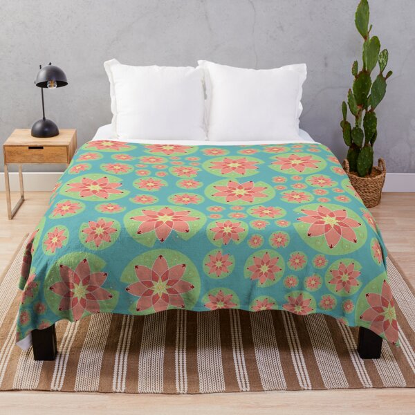 Item preview, Lily Pond - Light Blue designed and sold by Honey Crystal Fashion and Homegoods .