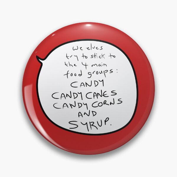 Item preview, Candy Quote Print – Funny Christmas Wall Art, “Four Main Food Groups” Holiday Speech Bubble, Sweet Tooth Decor designed and sold by from here 2 mars.