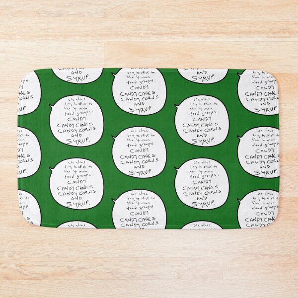 Item preview, Candy Quote Print – Funny Christmas Wall Art, “Four Main Food Groups” Holiday Speech Bubble, Sweet Tooth Decor designed and sold by from here 2 mars.