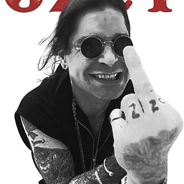 Artwork thumbnail, Vintage Ozzy Middle Finger by Dsamantha