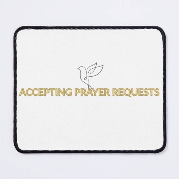 Item preview, Accepting Prayer Requests – Faith-Based Encouragement Design designed and sold by GuidedFaithCo.