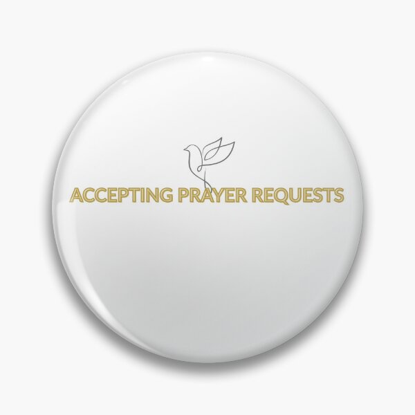 Item preview, Accepting Prayer Requests – Faith-Based Encouragement Design designed and sold by GuidedFaithCo.