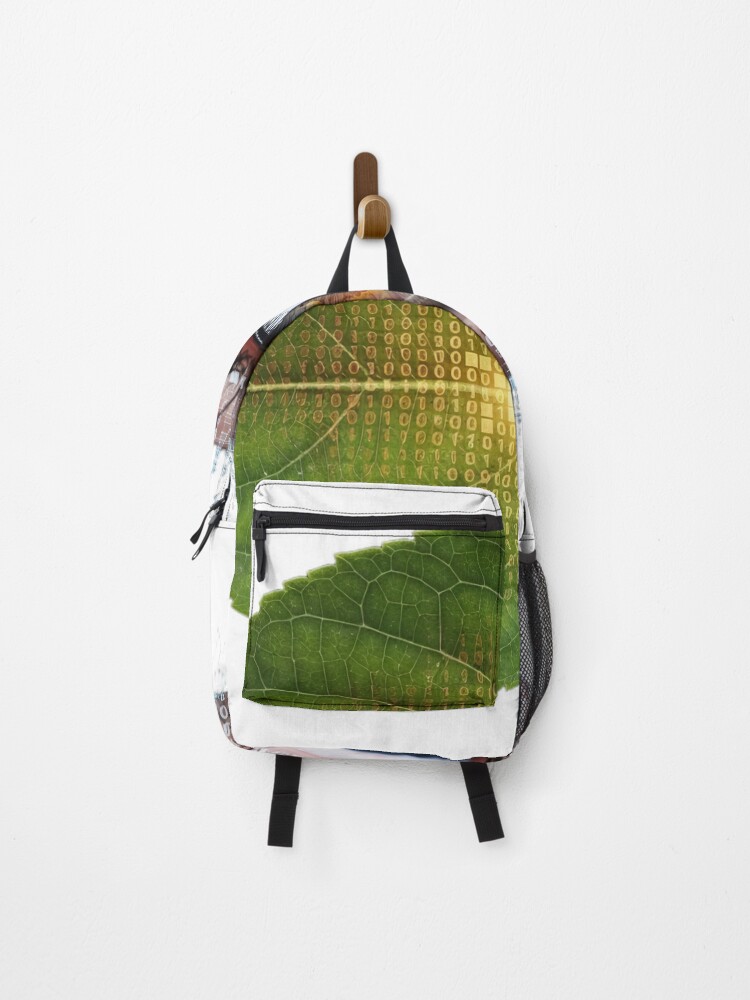 Thumbnail 1 of 3, Backpack, Nature's Code designed and sold by SimSimLand.