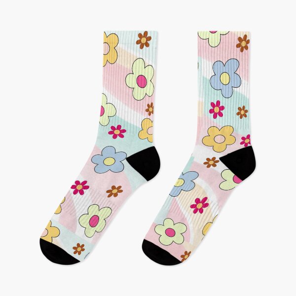 Item preview, Multicolour Daisy Flower Seamless Pattern designed and sold by shazdesign24.