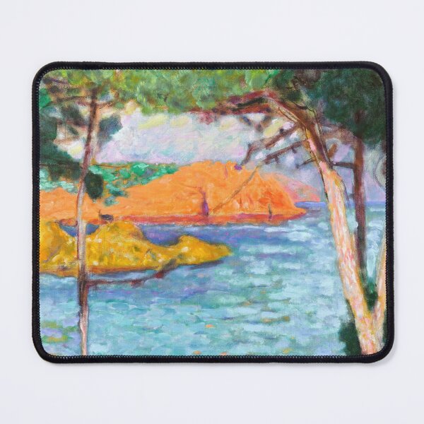 Item preview, Seaside, Pines and Red Rocks by Pierre Bonnard designed and sold by LegacyArtHub.