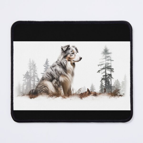Item preview, Australian Sheep Dog Illustration designed and sold by Roxane Bay.
