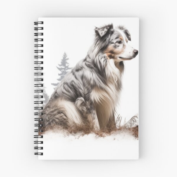 Item preview, Australian Sheep Dog Illustration designed and sold by Roxane Bay.