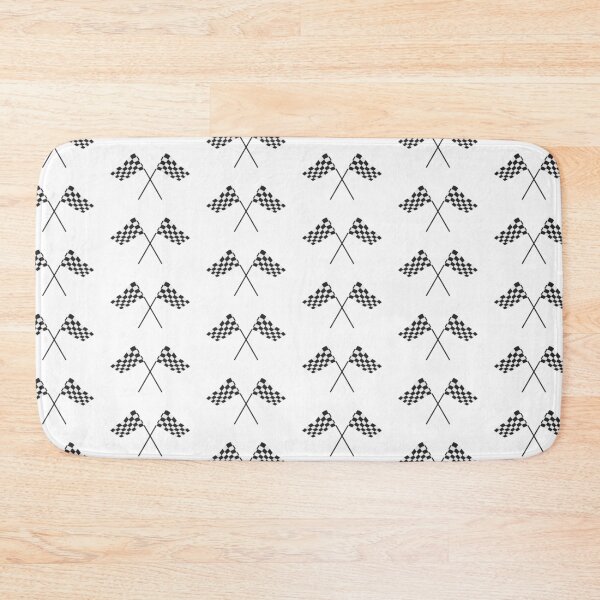 Item preview, Crossed Checkered Racing Flags designed and sold by THP Creative.