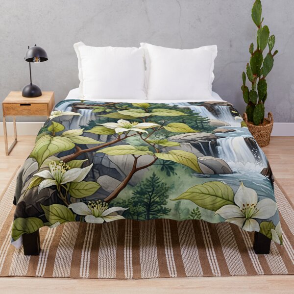 Item preview, Apple Blossoms and Waterfalls designed and sold by Eclectic Monkey.