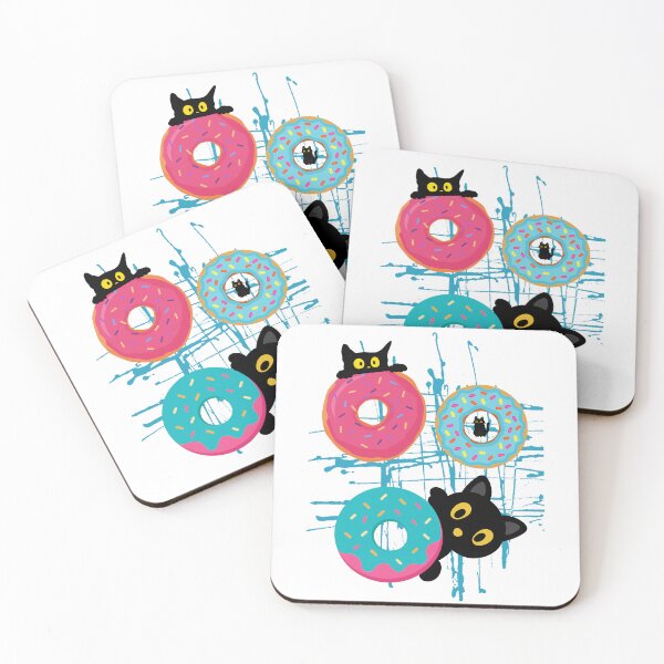 Item preview, Cats and Donuts designed and sold by ValsCrazyCats.