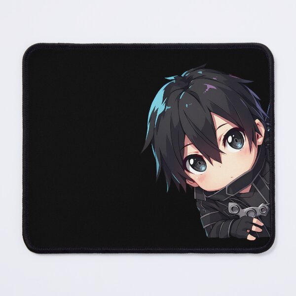 Item preview, Kirito Chibi Shy Peek Sword Art Online Anime designed and sold by HumbertoValveno.