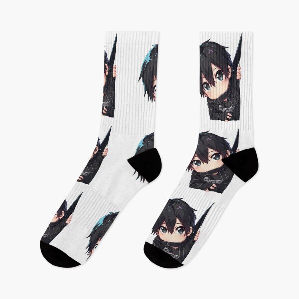 Item preview, Kirito Chibi Shy Peek Sword Art Online Anime designed and sold by HumbertoValveno.