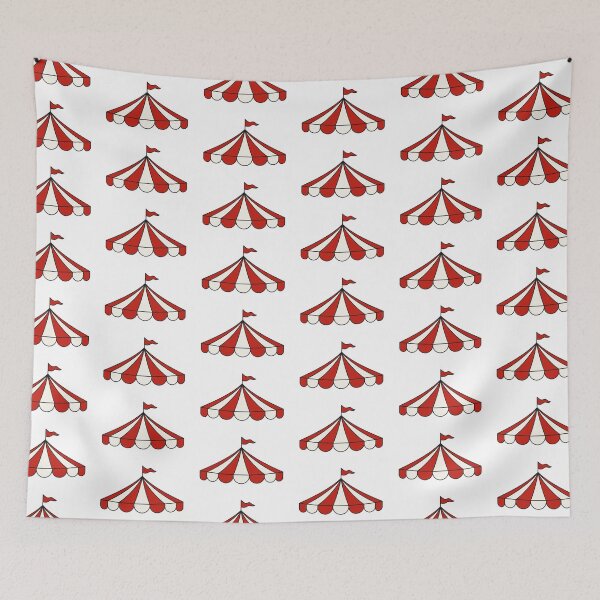 Item preview, Red And White Carnival Big Top Tent designed and sold by THP Creative.