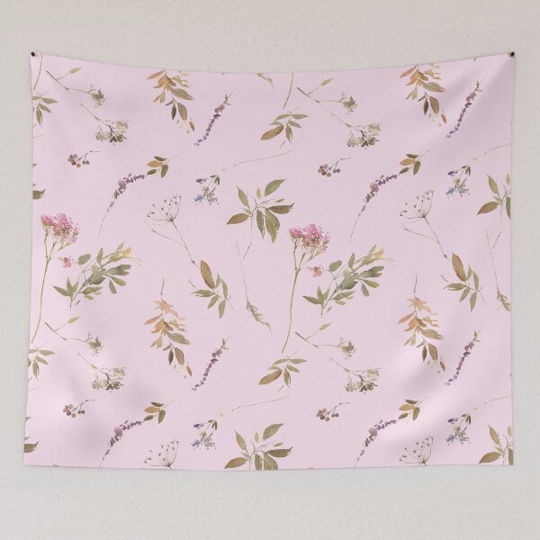 Item preview, Letter R Field Flowers designed and sold by WildAliceArt.