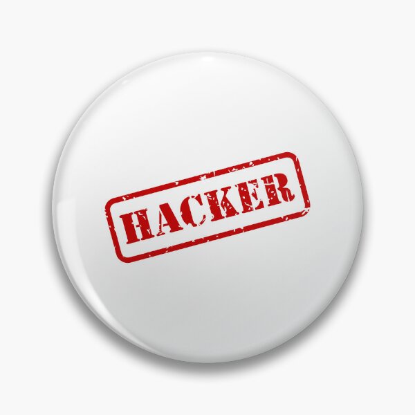 Item preview, Red Hacker Rubber Stamp Vector designed and sold by THP Creative.