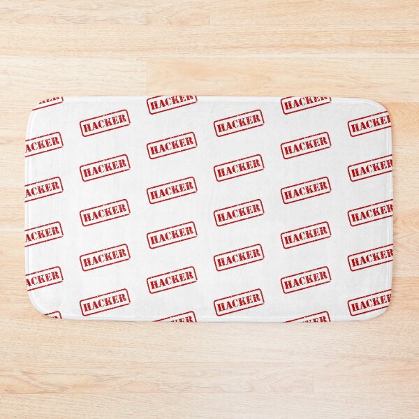 Item preview, Red Hacker Rubber Stamp Vector designed and sold by THP Creative.