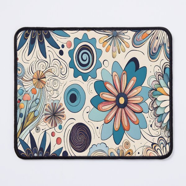 Item preview, Minimalist Abstract Geometric Flowers designed and sold by artedamensagem.