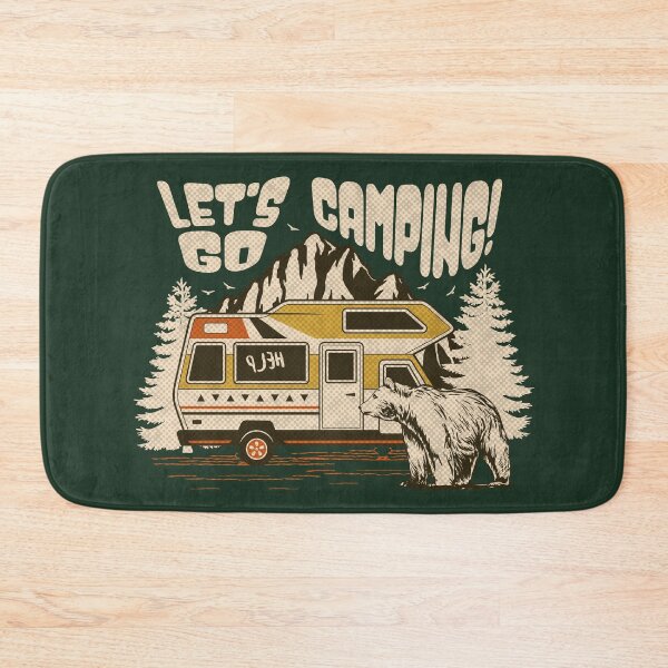 Item preview, Funny Camping Camper Grizzly Bear Danger Vintage  designed and sold by TackyTime.